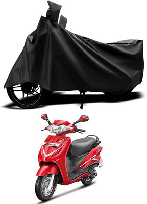 ANTHUB Two Wheeler Cover for Hero(Duet, Black)