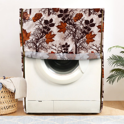 E-Retailer Front Loading Washing Machine  Cover(Width: 58 cm, Brown)