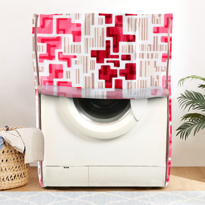 E-Retailer Front Loading Washing Machine  Cover(Width: 58 cm, Red)