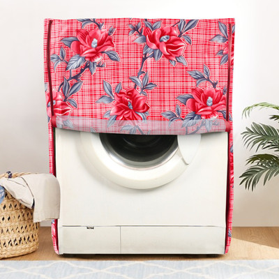 E-Retailer Front Loading Washing Machine  Cover(Width: 58 cm, Red)