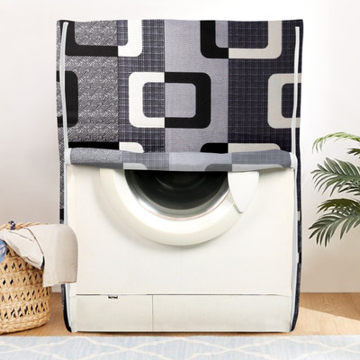 E-Retailer Front Loading Washing Machine  Cover(Width: 58 cm, Black)