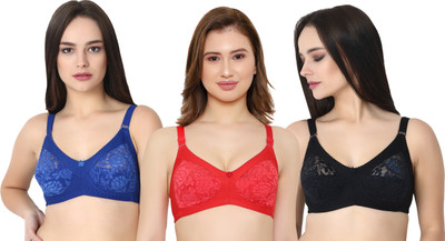 KSB Enterprises Women Full Coverage Non Padded Bra(Multicolor)
