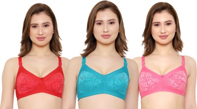 KSB Enterprises Women Full Coverage Non Padded Bra(Multicolor)