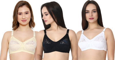 KSB Enterprises Women Full Coverage Non Padded Bra(Multicolor)