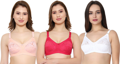 KSB Enterprises Women Full Coverage Non Padded Bra(Multicolor)