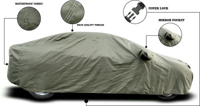 AUCTIMO Car Cover For Toyota Fortuner Old (With Mirror Pockets)(Green)