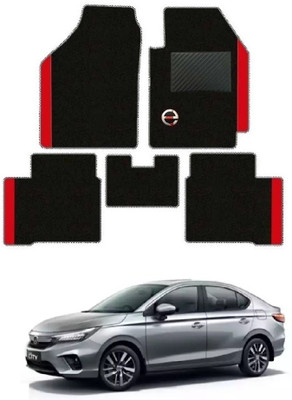 elegant Polypropylene Standard Mat For  Honda New City(Black, Red)