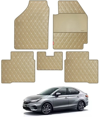 elegant Leatherite Standard Mat For  Honda New City(Beige)
