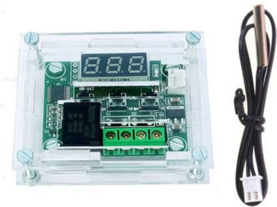 DHRUV-PRO Clear Acrylic Case Shell Housing With W1209 Digital LED DC 12V Temp Thermostat Temperature Control Switch Module Controller Board Temperature Sensor and Controller Electronic Hobby Kit DHRUV-PRO Clear Acrylic Case Shell Housing With W1209 Digital LED DC 12V Temp Thermostat Temperature Control Switch Module Controller Board Temperature Sensor and Controller Electronic Hobby Kit