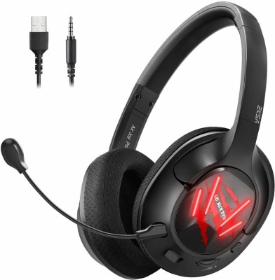 EKSA E3 Wired Gaming Headset(Black, On the Ear)
