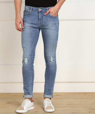 GAS Skinny Men Blue Jeans