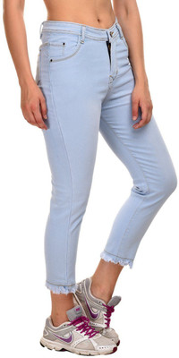 CKUSH Slim Women Light Blue Jeans