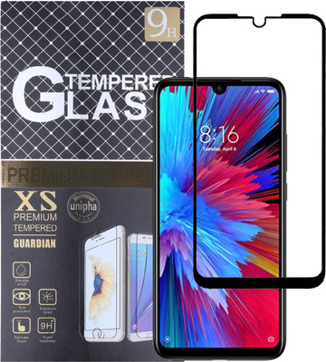 ambera Edge To Edge Tempered Glass for Mi Redmi Note 7(Pack of 1)