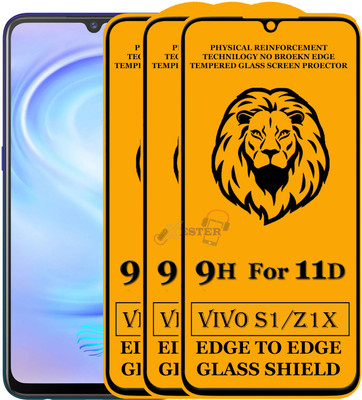 Xester Edge To Edge Tempered Glass for Vivo S1(Pack of 3)