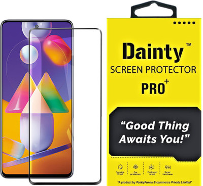Dainty Edge To Edge Tempered Glass for Mi Redmi Note 10, Samsung Galaxy M31s, Samsung Galaxy A51(Pack of 1)