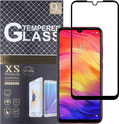 ambera Edge To Edge Tempered Glass for Redmi Note 7(Pack of 2)