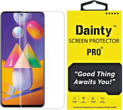 Dainty Tempered Glass Guard for Samsung Galaxy M31s(Pack of 1)