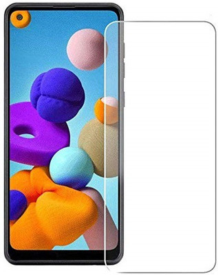 kmPPoWeR Tempered Glass Guard for Samsung Galaxy A21S(Pack of 1)