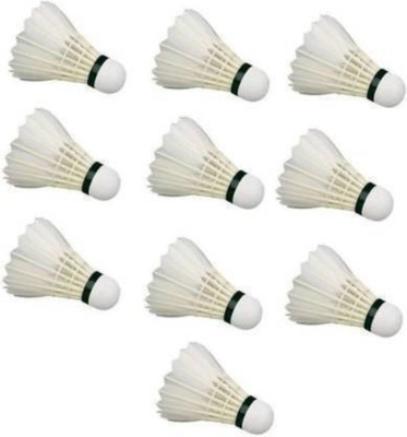 srishti enterprises Feather Shuttle - White Feather Shuttle - White (Fast, 79, Pack of 10) Feather Shuttle  - White(Fast, 79, Pack of 10)