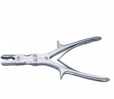 ARINEO BONE RONGEUR FORCEPS DOUBLE ACTION 17.5 CM STR Dressing Forceps