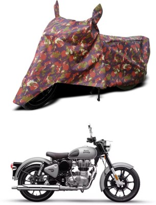 SEBOMJO Two Wheeler Cover for Royal Enfield(Multicolor)