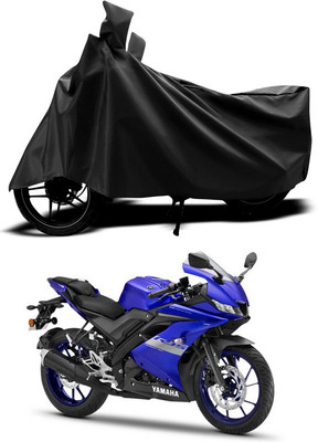 ANTHUB Two Wheeler Cover for Universal For Bike(Black)