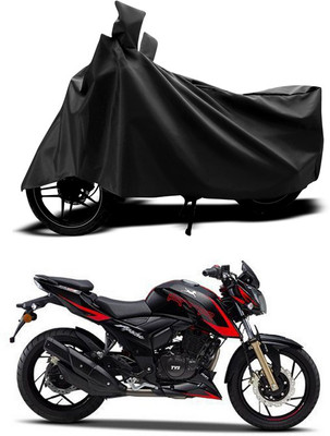 ANTHUB Two Wheeler Cover for TVS(Black)