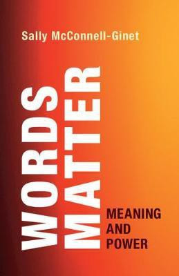 Words Matter(English, Paperback, McConnell-Ginet Sally)