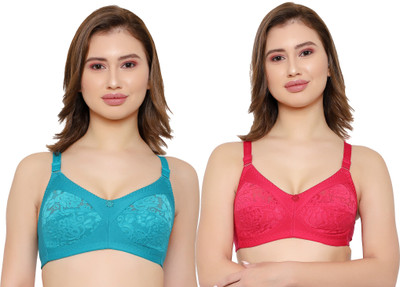 KSB Enterprises Women Full Coverage Non Padded Bra(Multicolor)