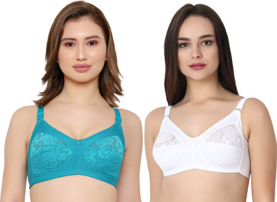 KYODO Women Full Coverage Non Padded Bra(Multicolor)