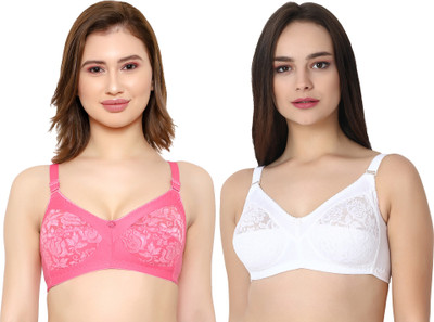 KYODO Women Full Coverage Non Padded Bra(Multicolor)