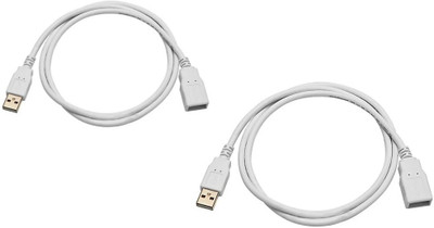 Sharp beak Reversible USB 2.0 1.5 m USB 2.0/3.0 Compatible - Full Cooper,High Quality 2 Male & female Extension Cable(Compatible with Male Female Extension Cable, White, Pack of: 2) Sharp beak Reversible USB 2.0 1.5 m USB 2.0/3.0 Compatible - Full Cooper,High Quality 2 Male & female Extension Cable(Compatible with Male Female Extension Cable, White, Pack of: 2)
