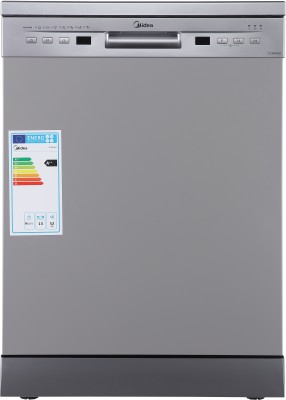 Midea TORRINO,WQP12-5201F Free Standing 13 Place Settings Intensive Kadhai Cleaning| No Pre-rinse Required Dishwasher