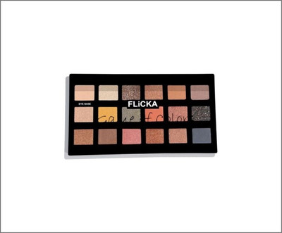Flicka Game Of Colors Makeup Eyeshadow Palette, 01 On High Note, 18g 18 g(On High Note)