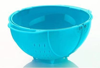 chiku Collapsible Colander(Blue Pack of 1)