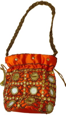 Krafts and Kreations Mirror Work Potli Bag Potli