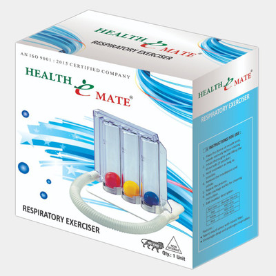 HealthEmate HM-313 Respirometer Respiratory Exerciser(Pack of 1)