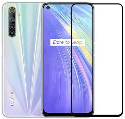 LIKEDESIGN Edge To Edge Tempered Glass for Realme 6(Pack of 1)
