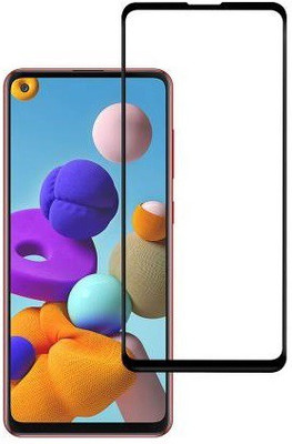 LIKEDESIGN Edge To Edge Tempered Glass for Samsung Galaxy A21s(Pack of 1)