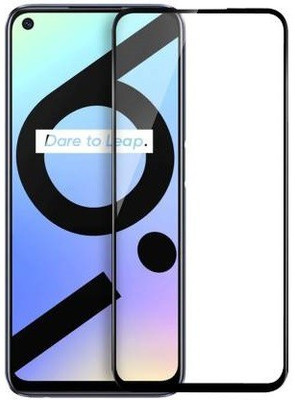 welldesign Edge To Edge Tempered Glass for Realme 6i(Pack of 1)