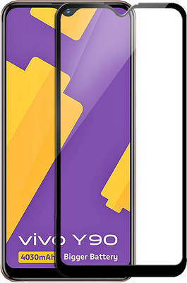 Ravbelli Edge To Edge Tempered Glass for Vivo Y90, Vivo Y91i(Pack of 1)