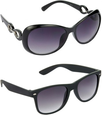 Hrinkar Over-sized Sunglasses(For Men, Grey)