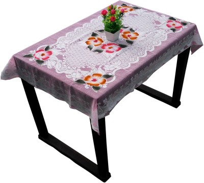 Ssl trustme Printed 4 Seater Table Cover(White, Pink, Red, Green, Cotton)
