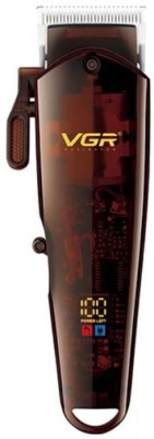 VGR V-165 Professional Rechargeble hair Trimmer  Runtime: 150 min Trimmer for Men(Brown)