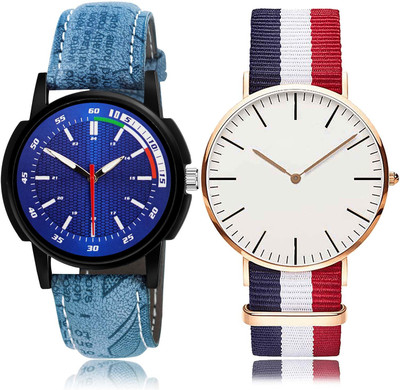NIKOLA Modern Party Wedding Sports 2 Watch Combo For Boys And Men - BRA23-B50 combo watch Analog Watch  - For Men & Women