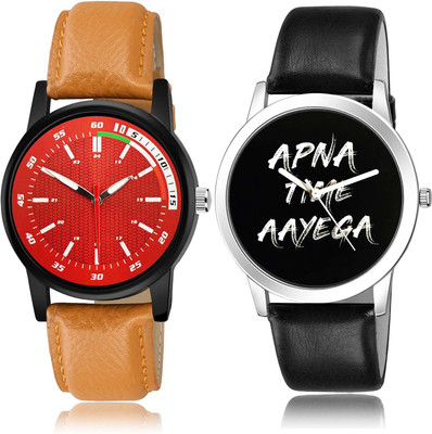 TIMENTER New Wrist Sports And Apna Time Aayega Slim Watch 2 Watch Combo For Boys And Men - BRA25-B406 combo watch Analog Watch  - For Boys & Girls