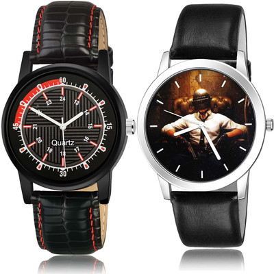 NEUTRON Best Rich Sports And Pubg Military Army Slim Watch 2 Watch Combo For Boys And Men - BRA31-B445 combo watch Analog Watch  - For Boys