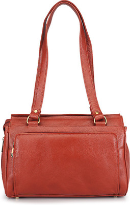 Genwayne Multipurpose leather handbag / shoulder bag for women (pure leather) Shoulder Bag(Tan, 4)