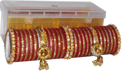 RENOY Metal Zircon Bangle Set(Pack of 78)