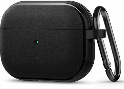 Caseology Front & Back Case for AirPods Pro(Black, Rugged Armor)